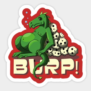 Fat Dragon Red Sticker